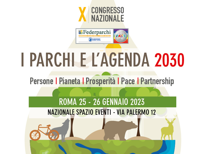 I parchi e l’agenda 2030, il X congresso della Federparchi il 25 e 26 gennaio