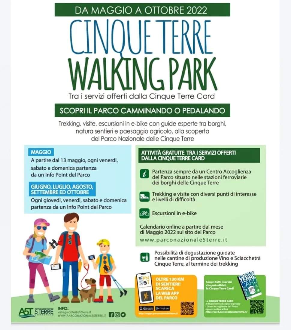 Cinque Terre Walking Park 2022 